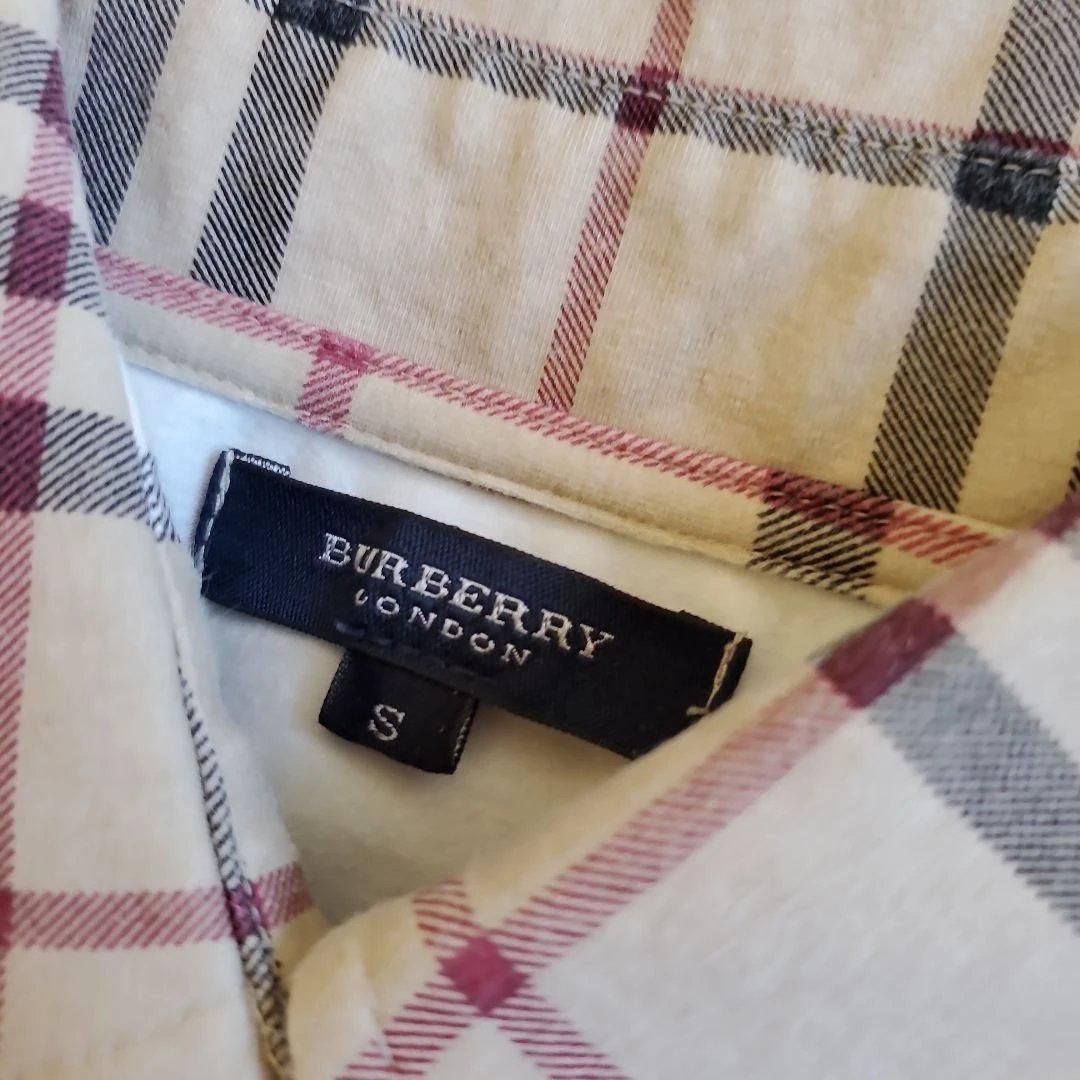 BURBERRY 　y2k 　ノバチェック 襟付き　平成ギャル　グランジ　S