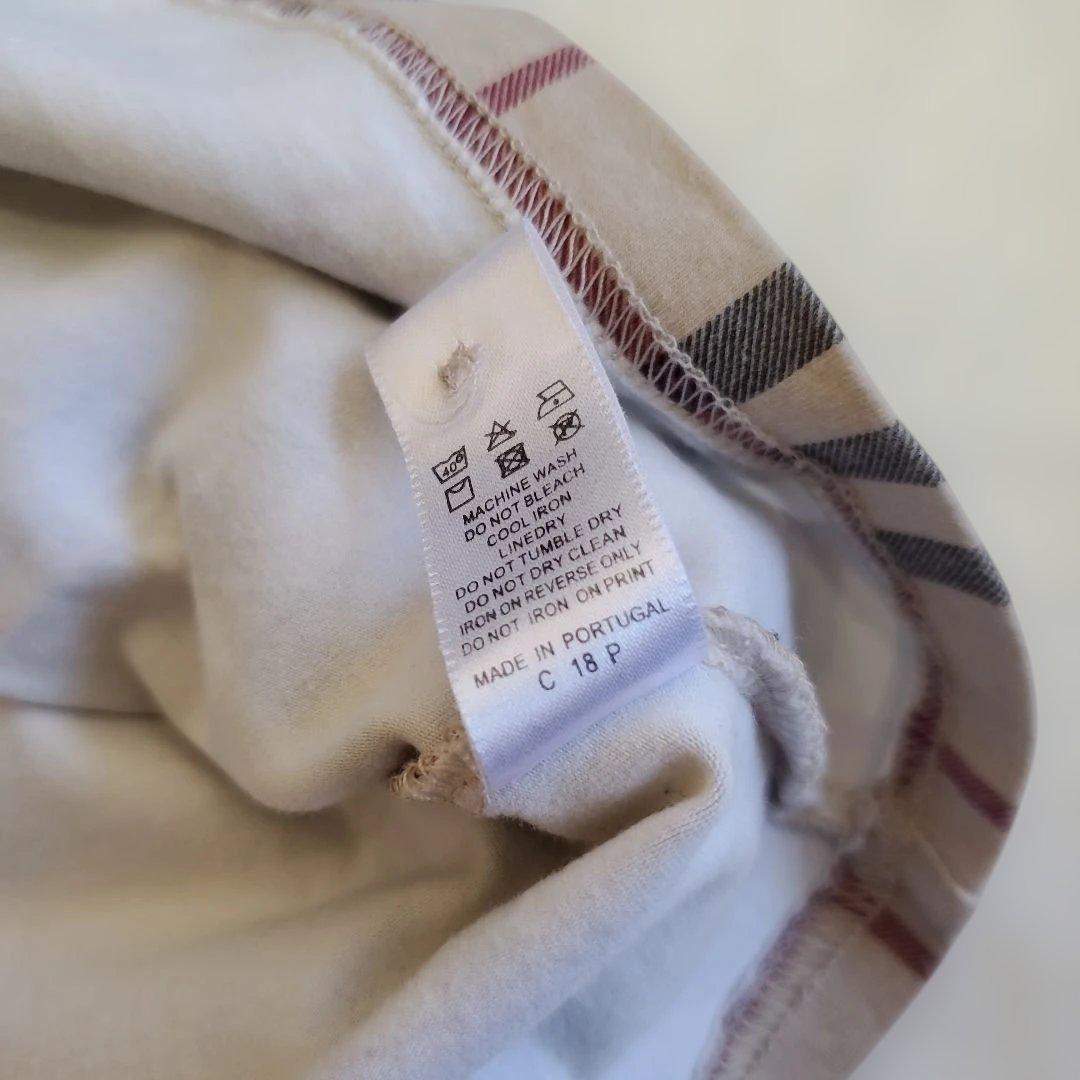 BURBERRY 　y2k 　ノバチェック 襟付き　平成ギャル　グランジ　S