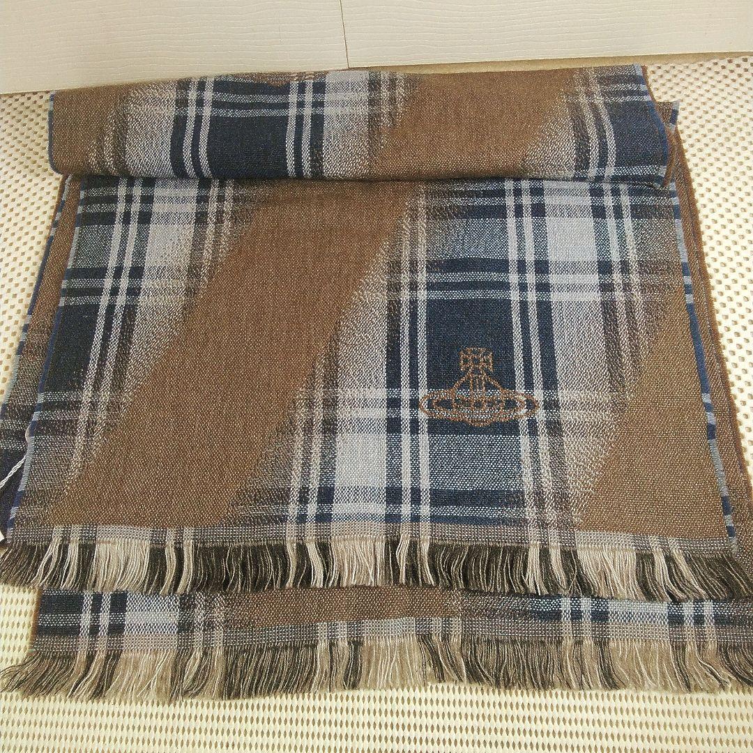 ❮未使用タグ付き❯Vivienne Westwood チェックマフラー