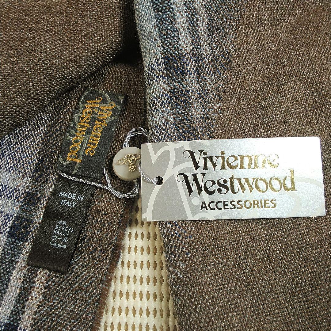 ❮未使用タグ付き❯Vivienne Westwood チェックマフラー