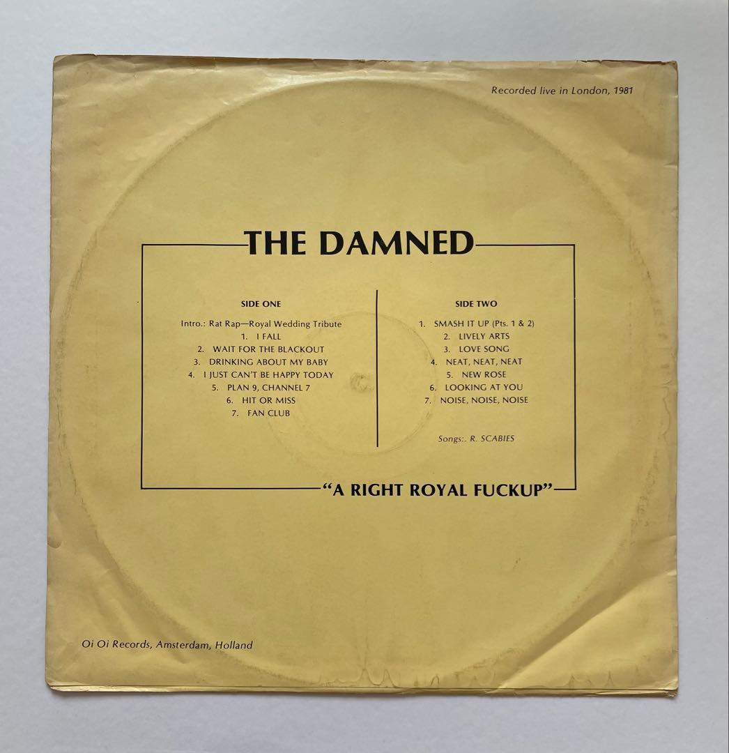 洋楽 THE DAMNED 1981