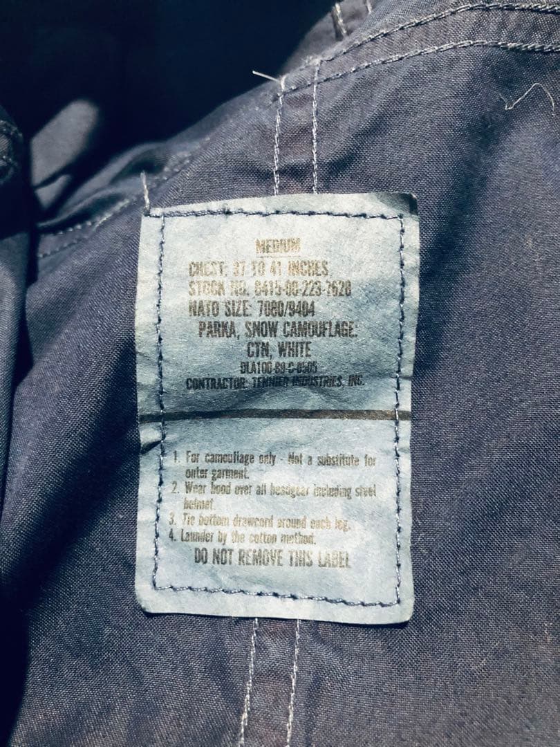 【vintage】アメリカ軍 スノーパーカー スノーカモ モッズコート