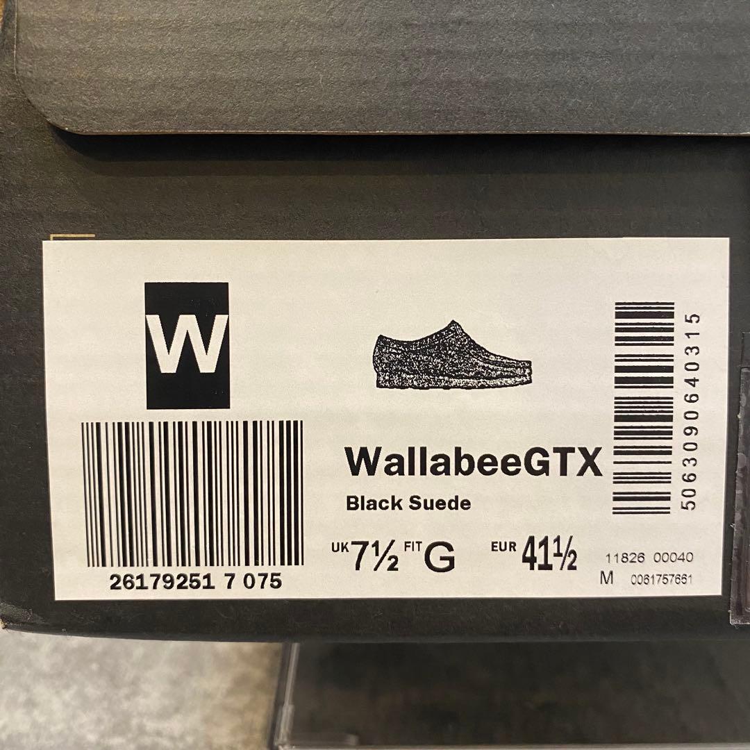 ✨未使用級✨クラークス CLARKS ワラビーGTX【26】ゴアテックス 黒