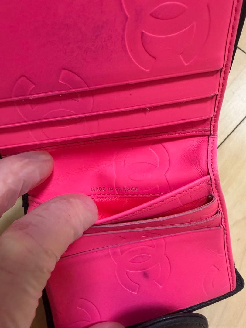 シャネル財布　カンボンライン　マトラッセ　CHANEL
