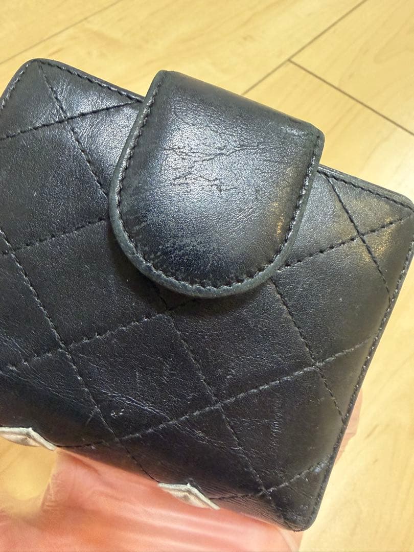 シャネル財布　カンボンライン　マトラッセ　CHANEL