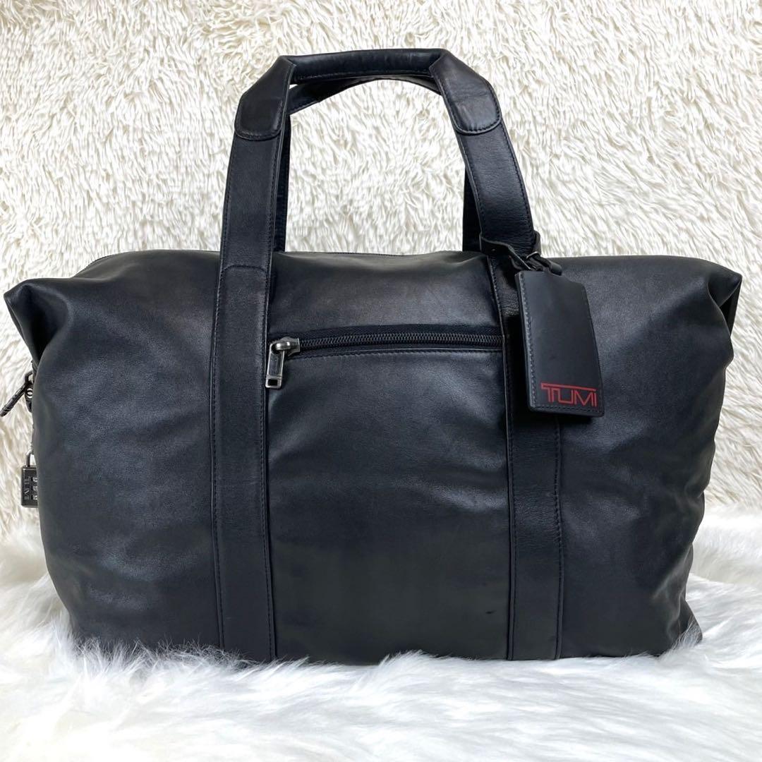 高品質✨ トゥミ TUMI ボストンバッグ オールレザー 大容量 入手困難