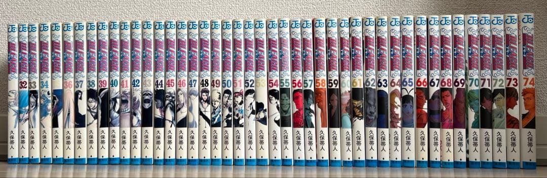 【完結全巻】BLEACH 全74巻セット【初版多数】