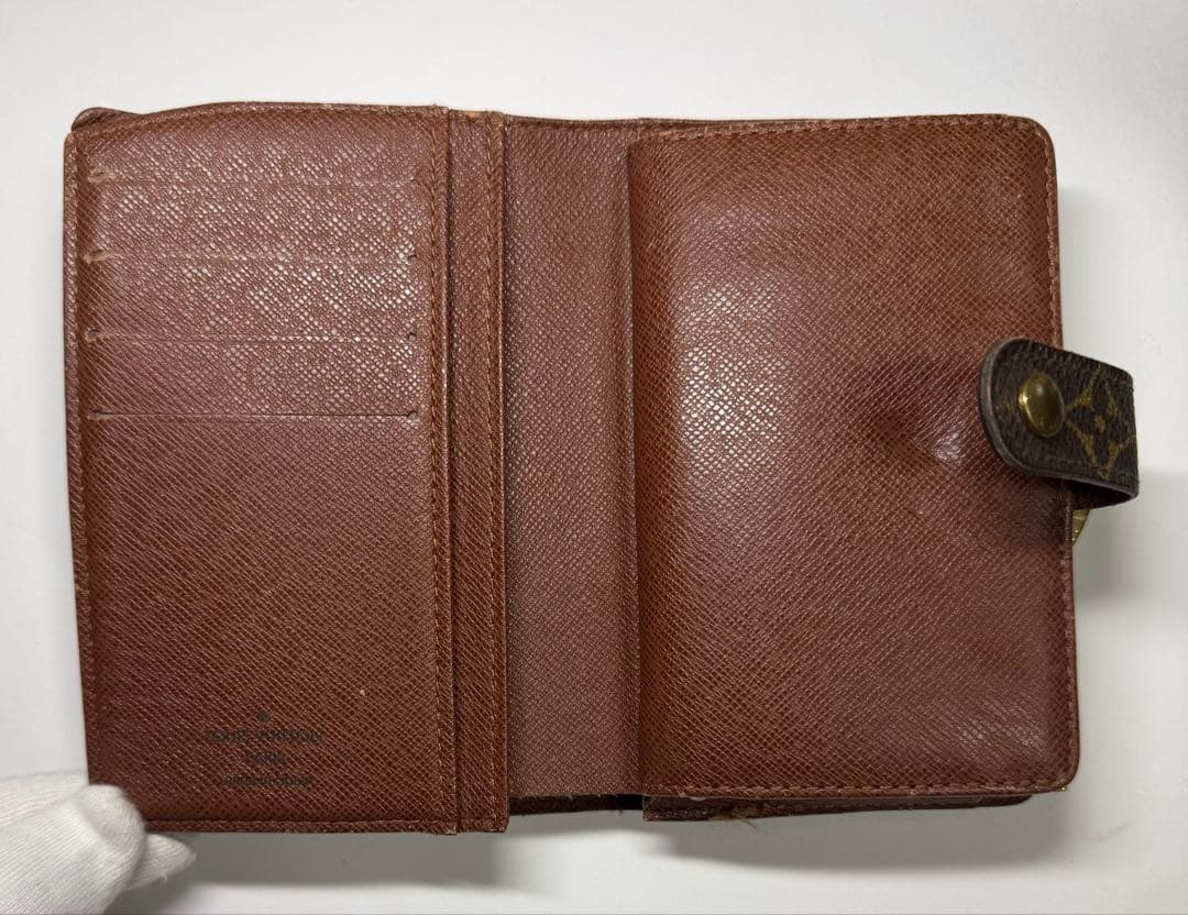 【正規品】ルイヴィトン がま口財布 モノグラム ポルトフォイユ ヴィエノワ