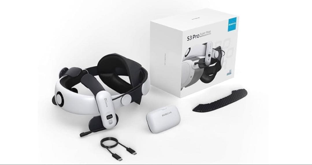 【新品】 Quest 3用 ヘッドストラップ　BOBOVR S3 Pro