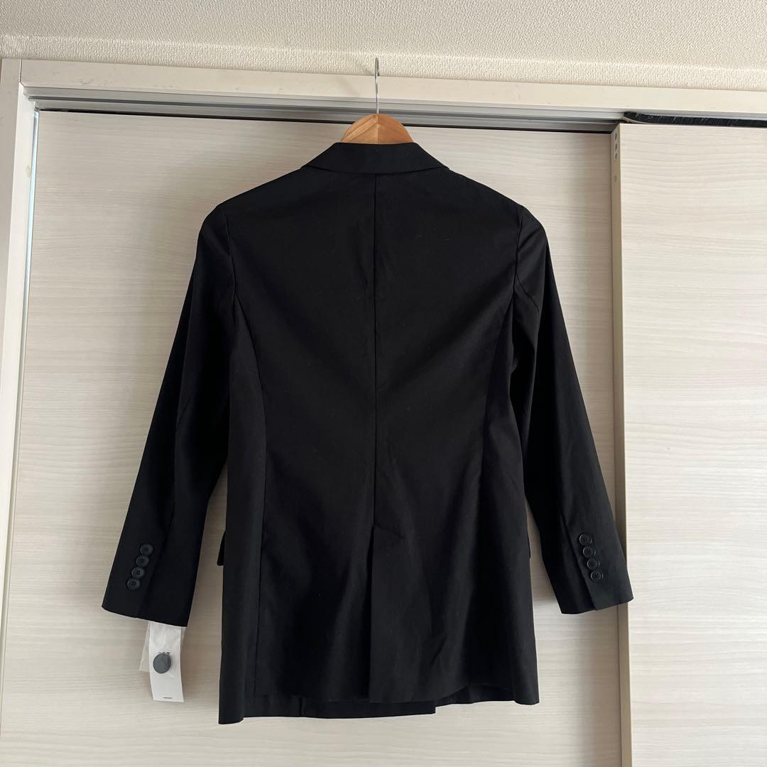 タグ付き新品未使用 23区 コットンリネンストレッチダブルブレスト ジャケット