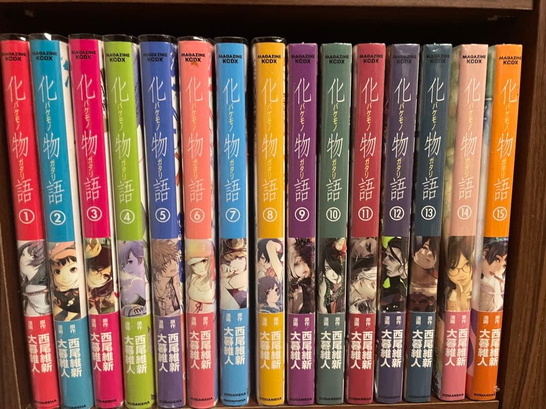 化物語 全巻初版帯付きセット 西尾維新 9巻〜未開封品