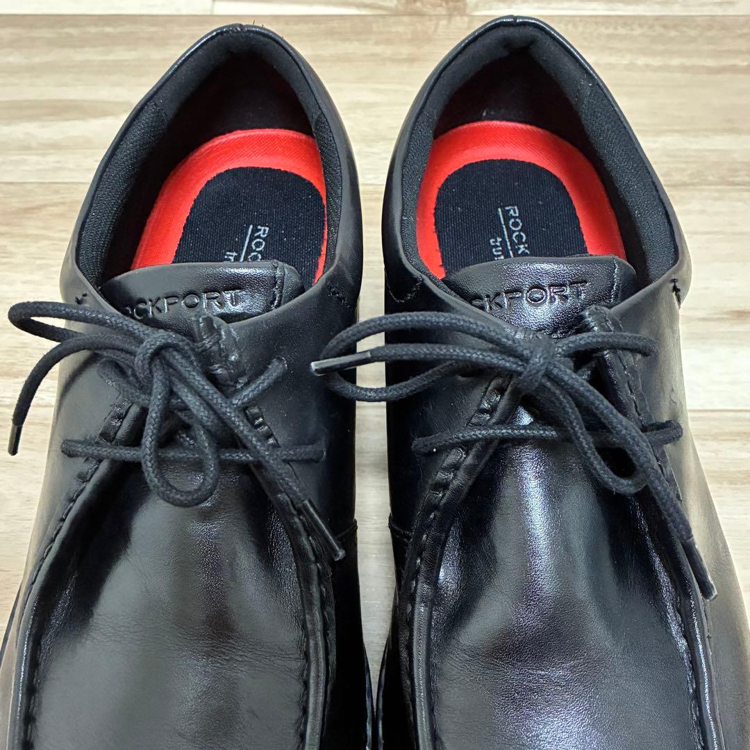 ロックポート ROCKPORT チロリアンシューズ 黒 27.5cm 本革