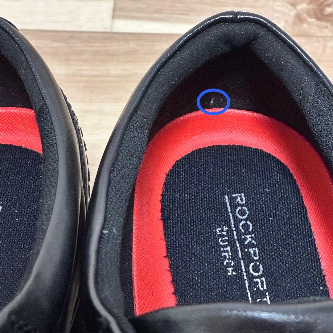 ロックポート ROCKPORT チロリアンシューズ 黒 27.5cm 本革