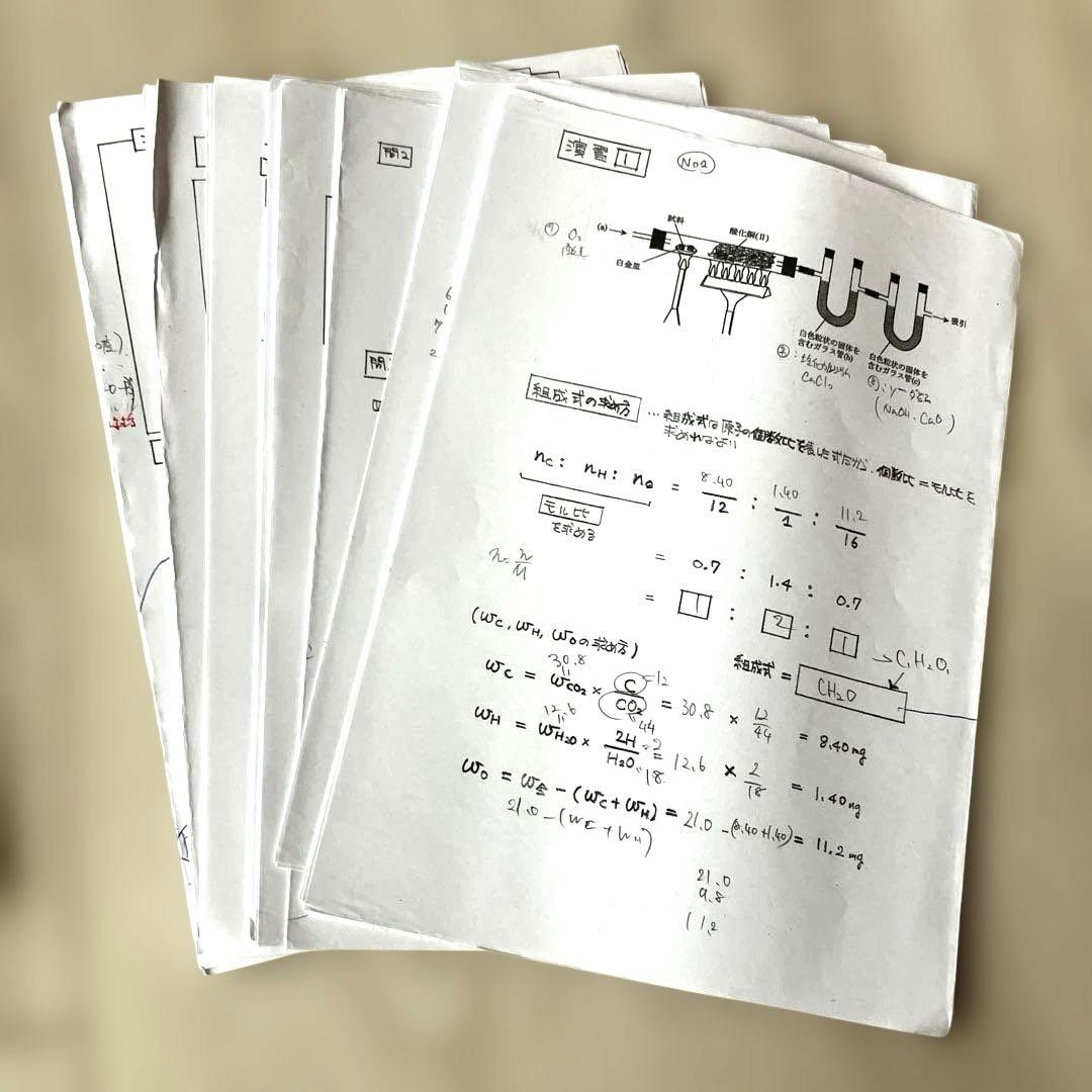 【匿名配送】駿台　夏からの有機化学 高3 大学受験　旧帝大　プリント付　化学