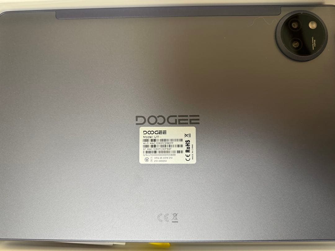DOOGEE U11 タブレット Android16 / 128GB 11インチ
