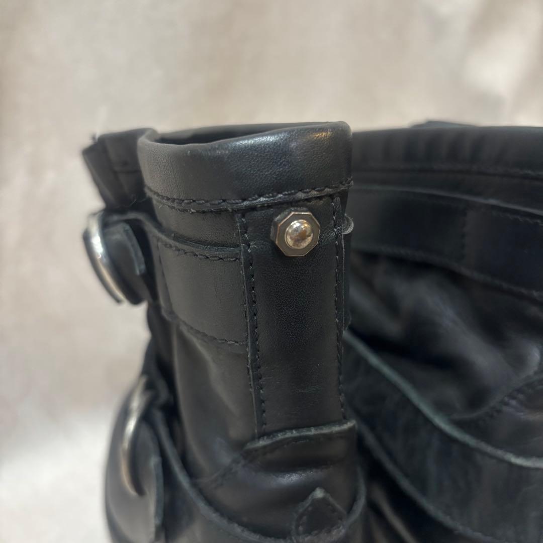 DIESEL ディーゼル ダブルストラップ エンジニア レザーブーツ 36