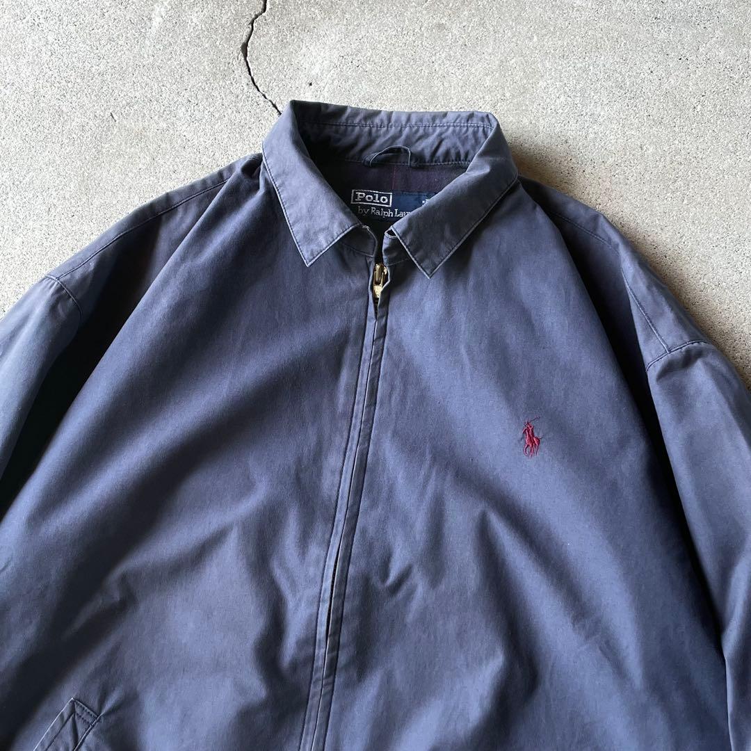 ジャケット・アウター 90s polo by ralph lauren swing top navy