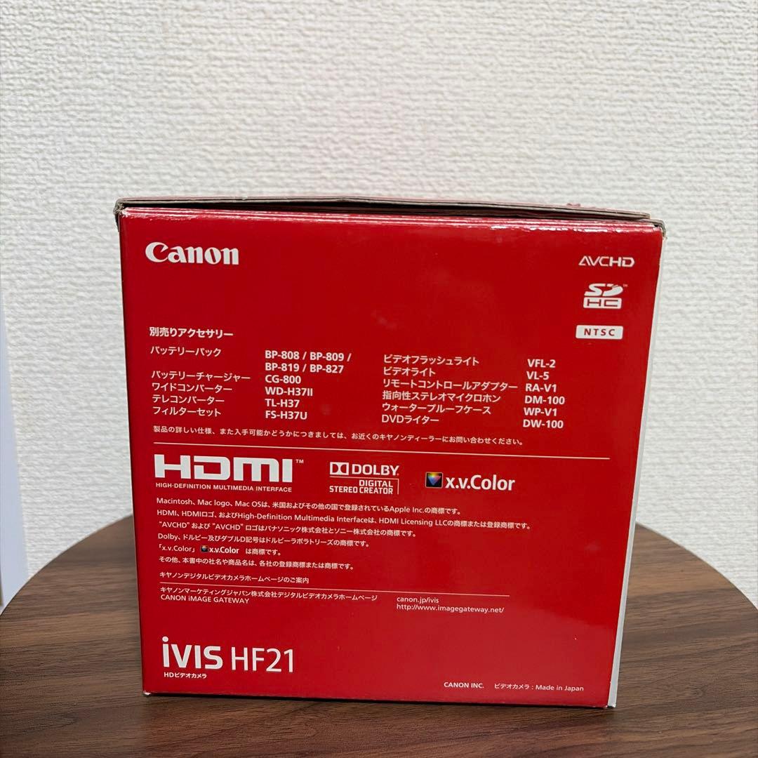 【ビデオカメラ】 Canon iVIS HF21