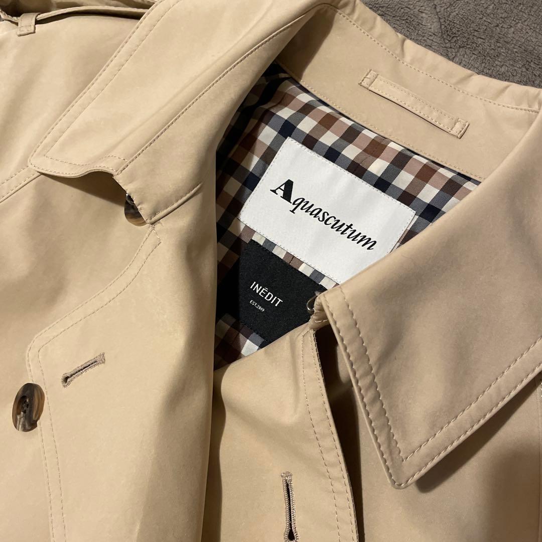 Aquascutum アクアスキュータム トレンチコート UK8