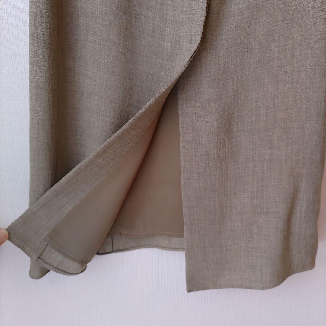ARMANI COLLEZIONI ノースリーブワンピース オリーブグリーン