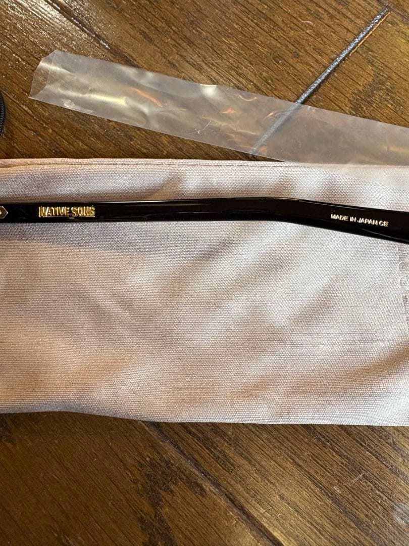 小物 WACKO MARIA NATIVE SONS GLASSES BLACK