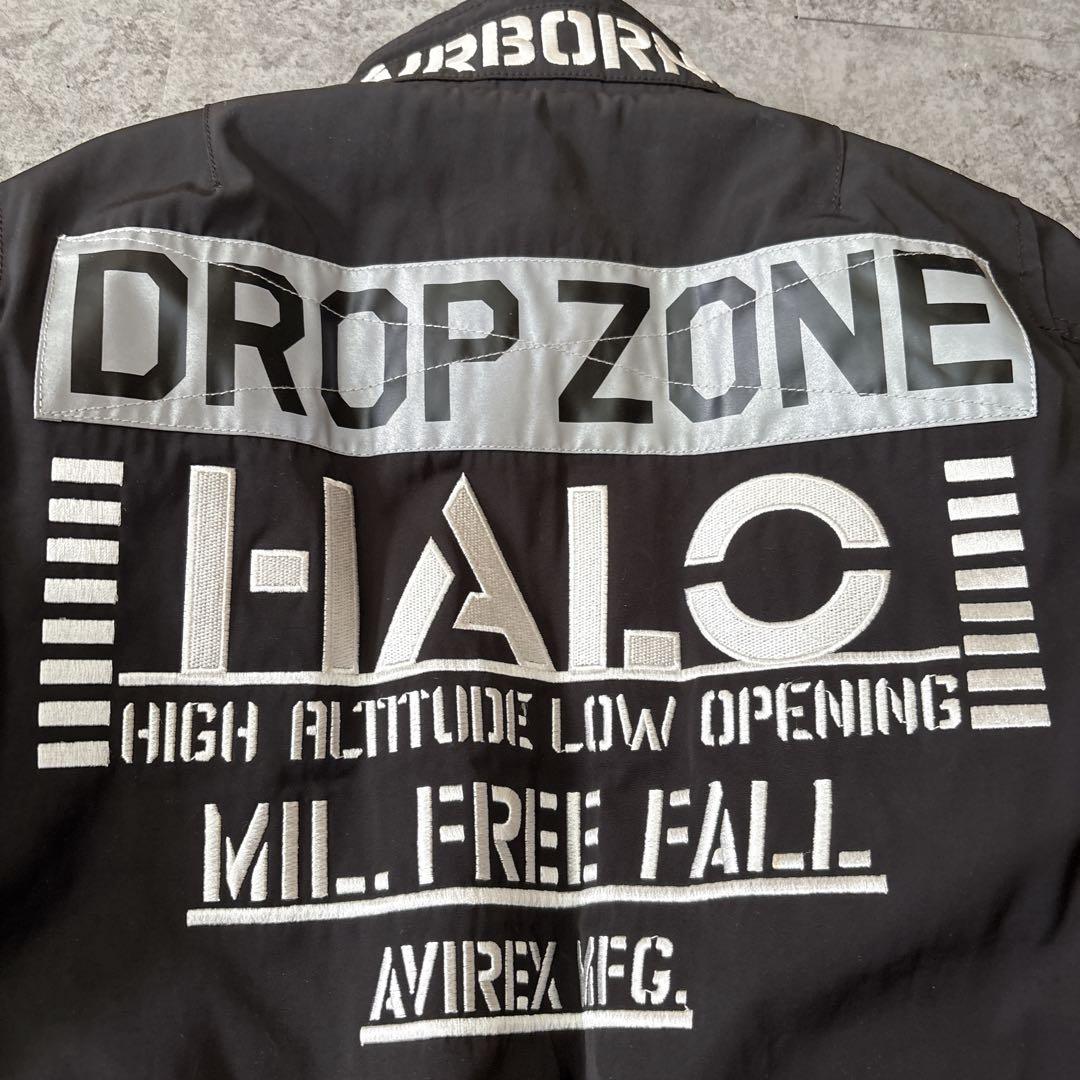美品　AVIREX MA-1 HALO モデファイハロフライトジャケット L