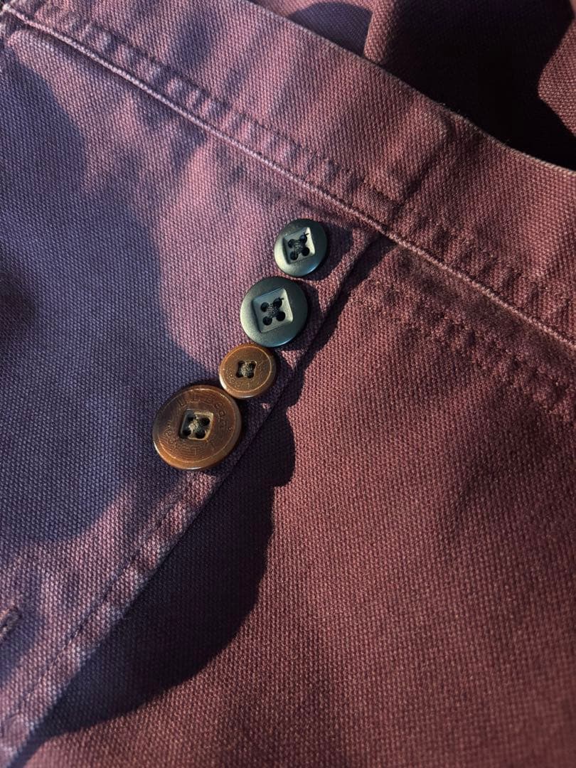 ジャケット・アウター L.L.Bean 90s Burgundy Cotton Coverall