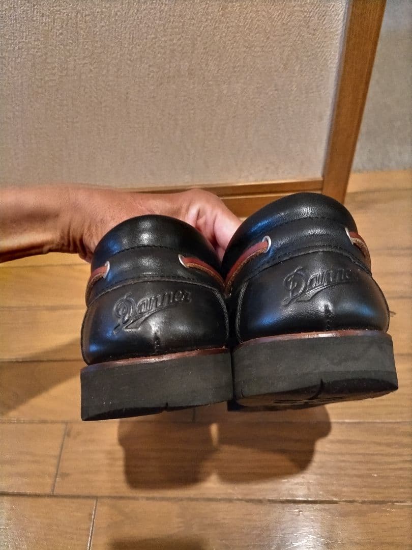 Danner 黒 モカシンシューズ
