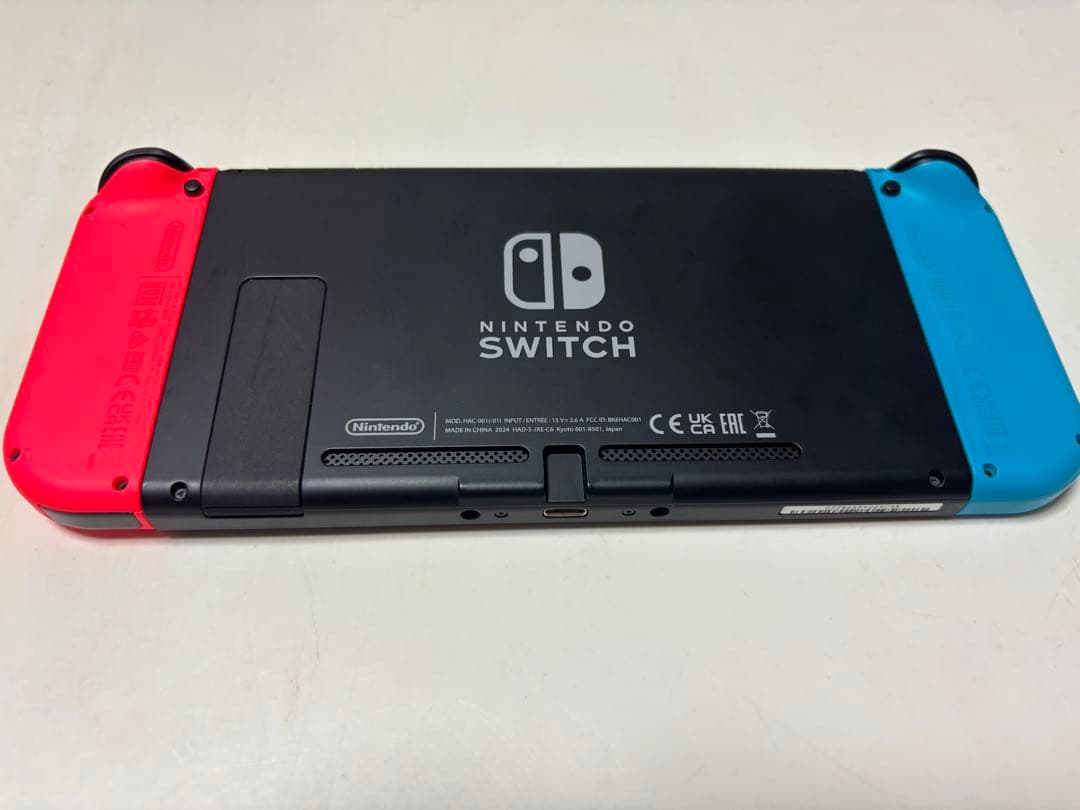 【極美品】Nintendo Switch 青/赤　バッテリー強化版　付属品完備