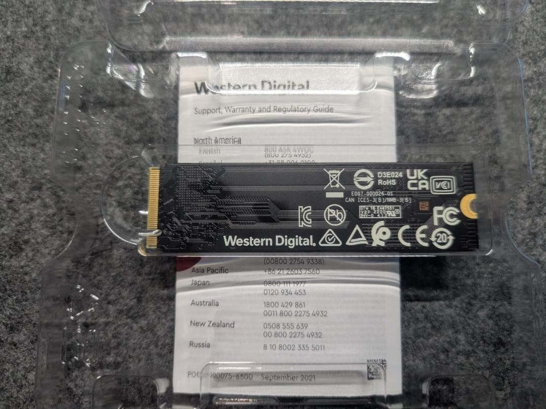 内蔵型SSD WD BLACK SN770 M.2 2280 1tb