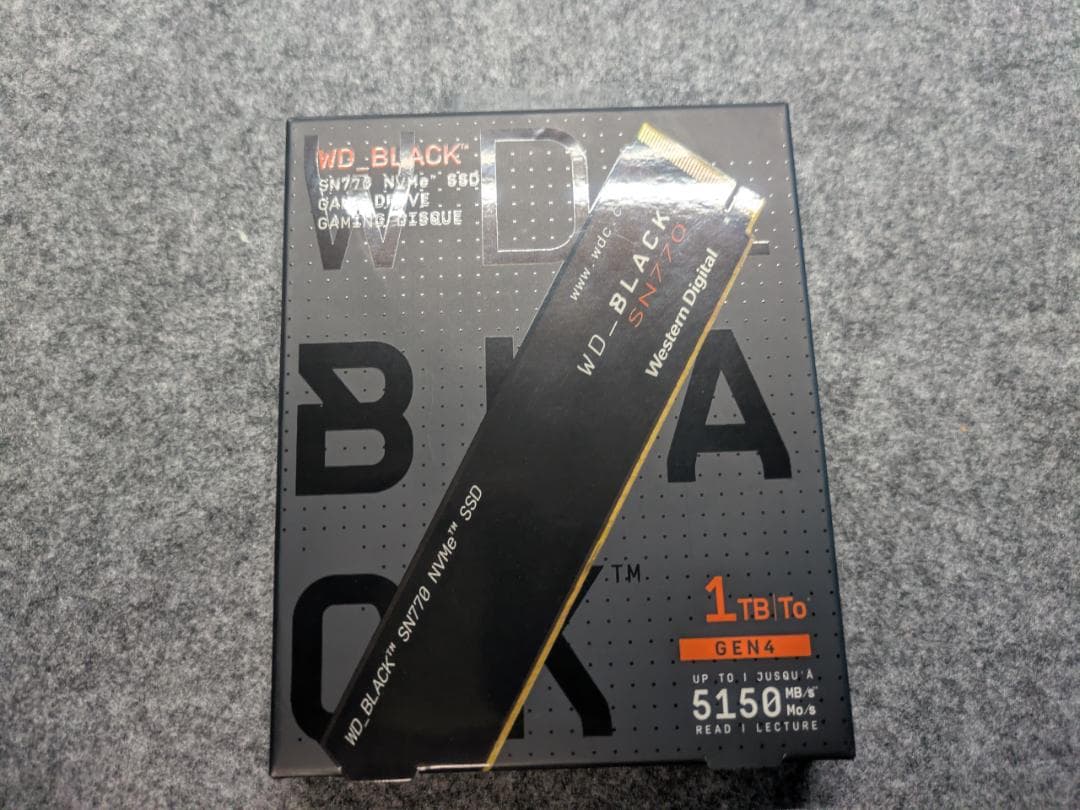 内蔵型SSD WD BLACK SN770 M.2 2280 1tb