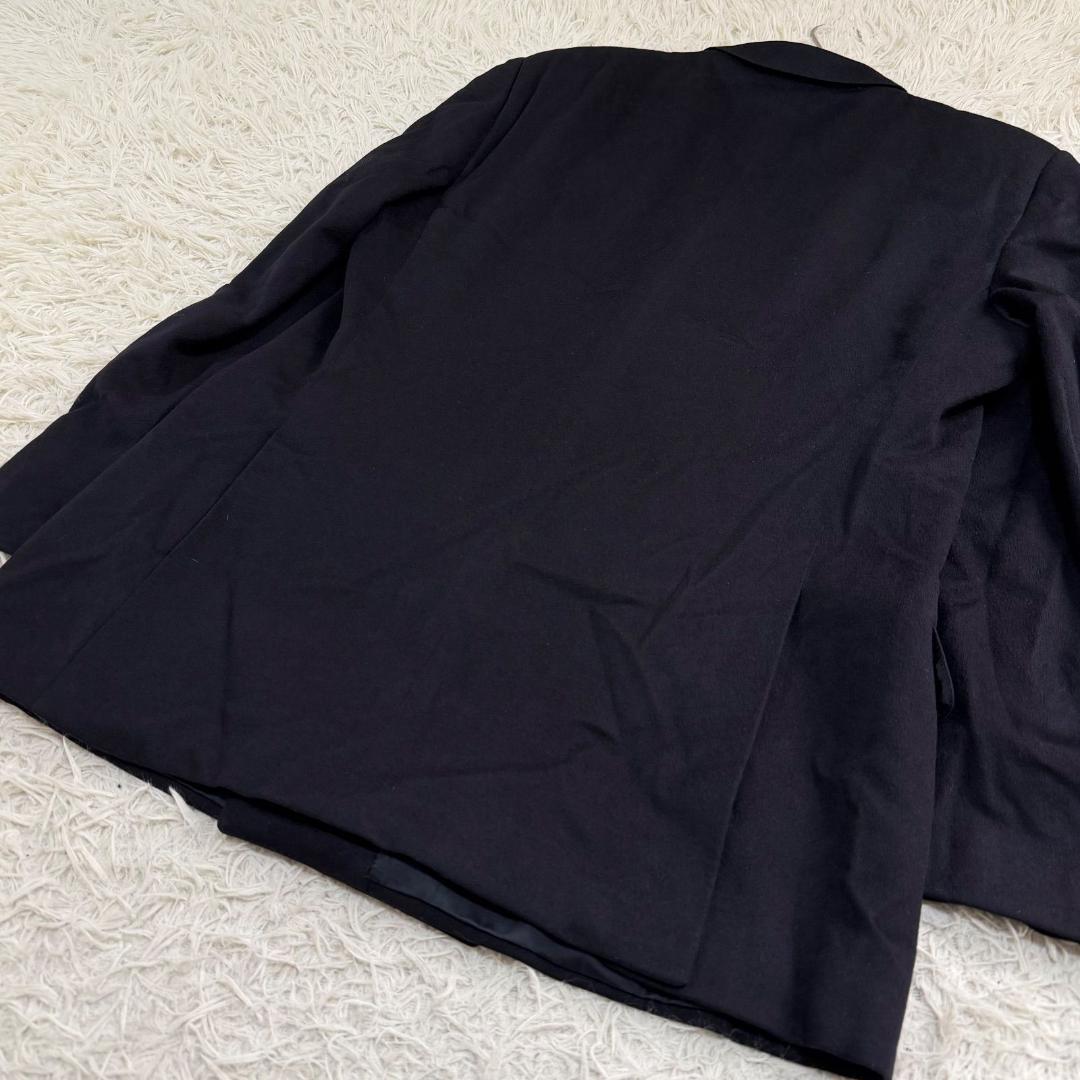 16251✨美品✨ヴァレンティノ 52 カシミヤ100% ダブルジャケット 黒