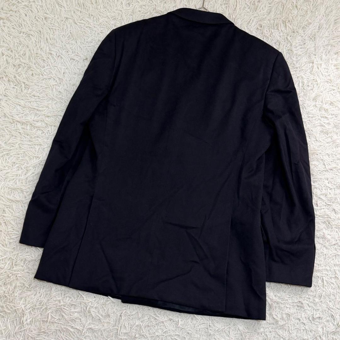 16251✨美品✨ヴァレンティノ 52 カシミヤ100% ダブルジャケット 黒