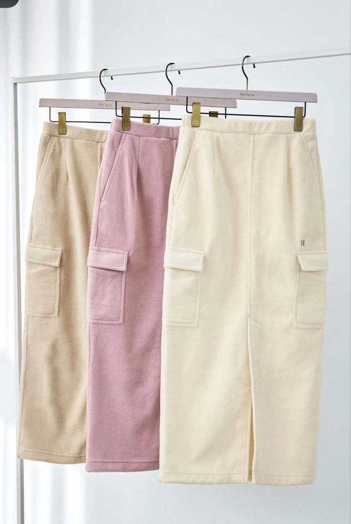 新品herlipto Flight Mode Fleece Long Skirt