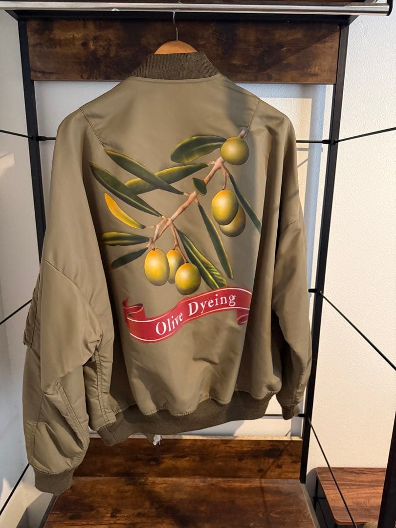 ジャケット・アウター DOUBLET VEGETABLE DYED MA-1