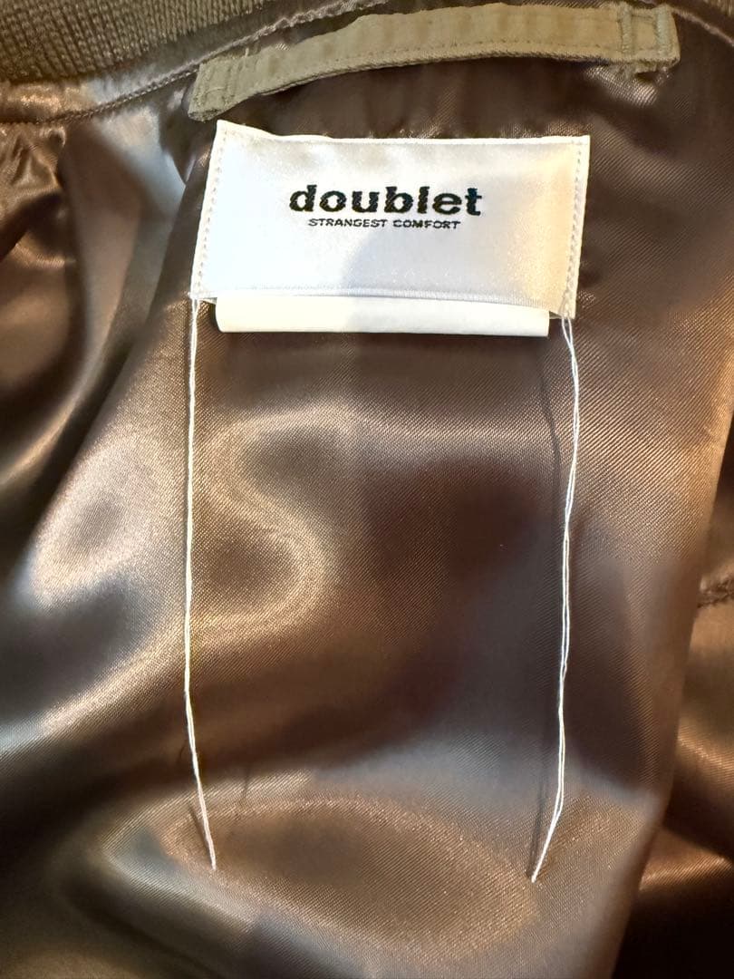 ジャケット・アウター DOUBLET VEGETABLE DYED MA-1