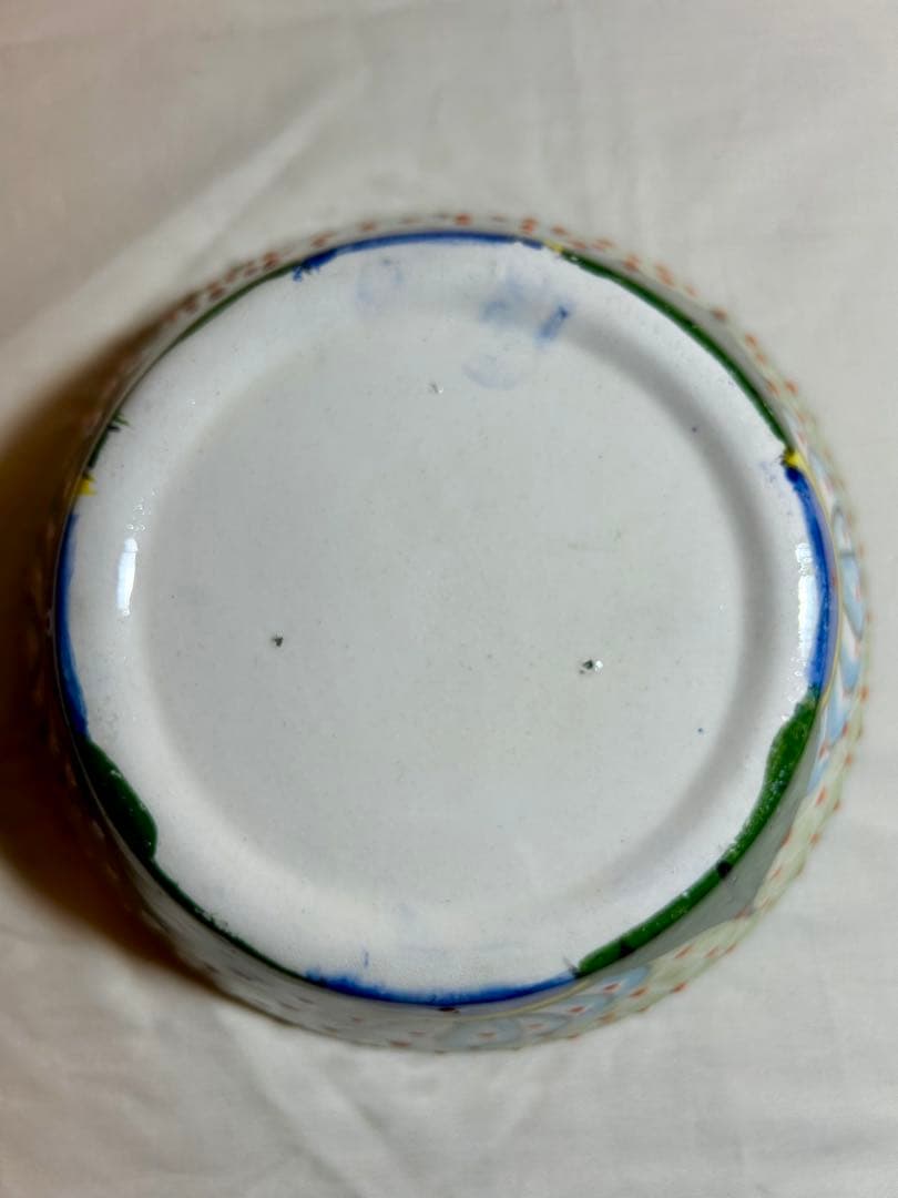 メキシコ　タラベラ焼き　サラダボウル　大2