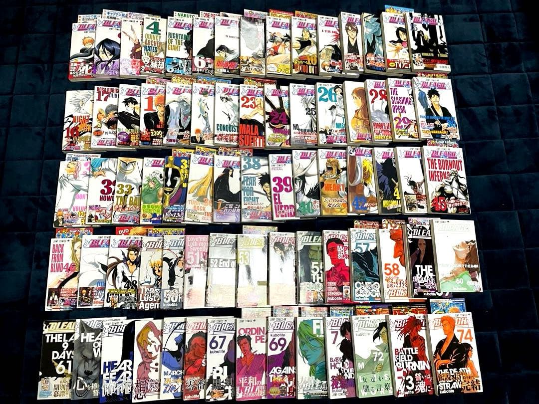 ブリーチ　全巻セット （全74巻）　初版帯付き
