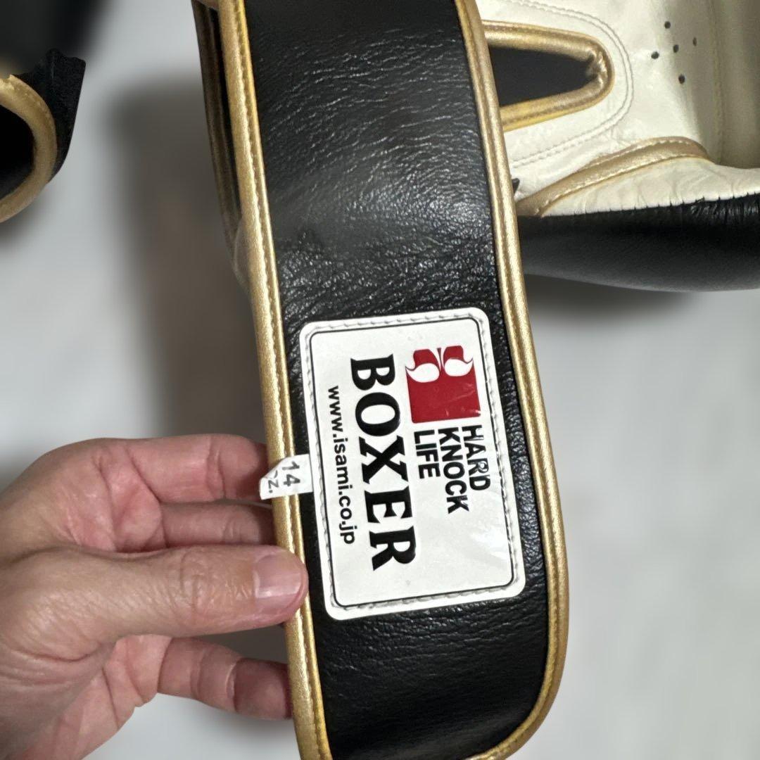 ISAMIイサミ BOXER ボクサー　グローブ 14oz ブラック
