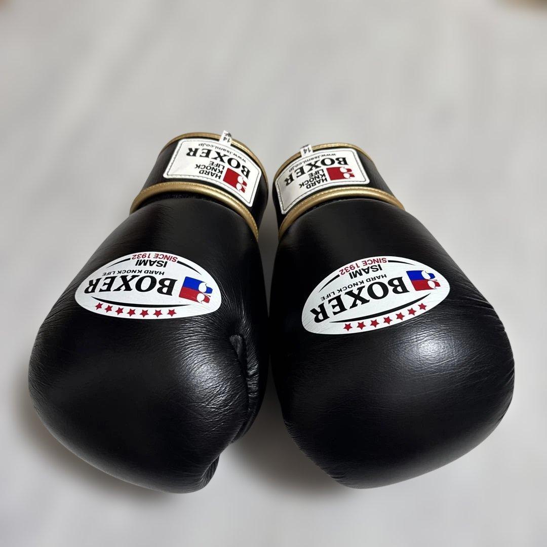 ISAMIイサミ BOXER ボクサー　グローブ 14oz ブラック