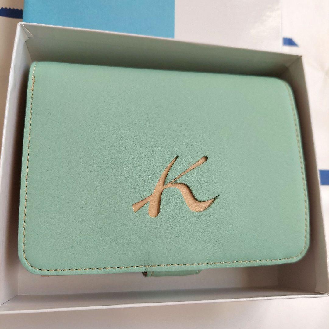 特価‼️【新品】Kitamura❤二つ折り財布 ミントグリーン