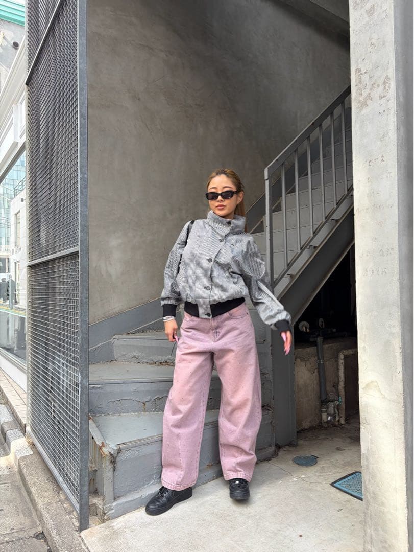 完売品！HTH kirakira cocoon washed denim