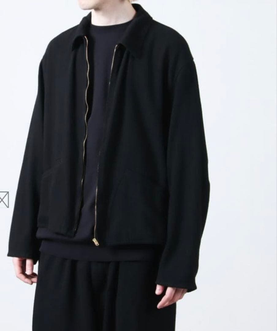 25ss comoli シルクネップジップショートジャケット 3
