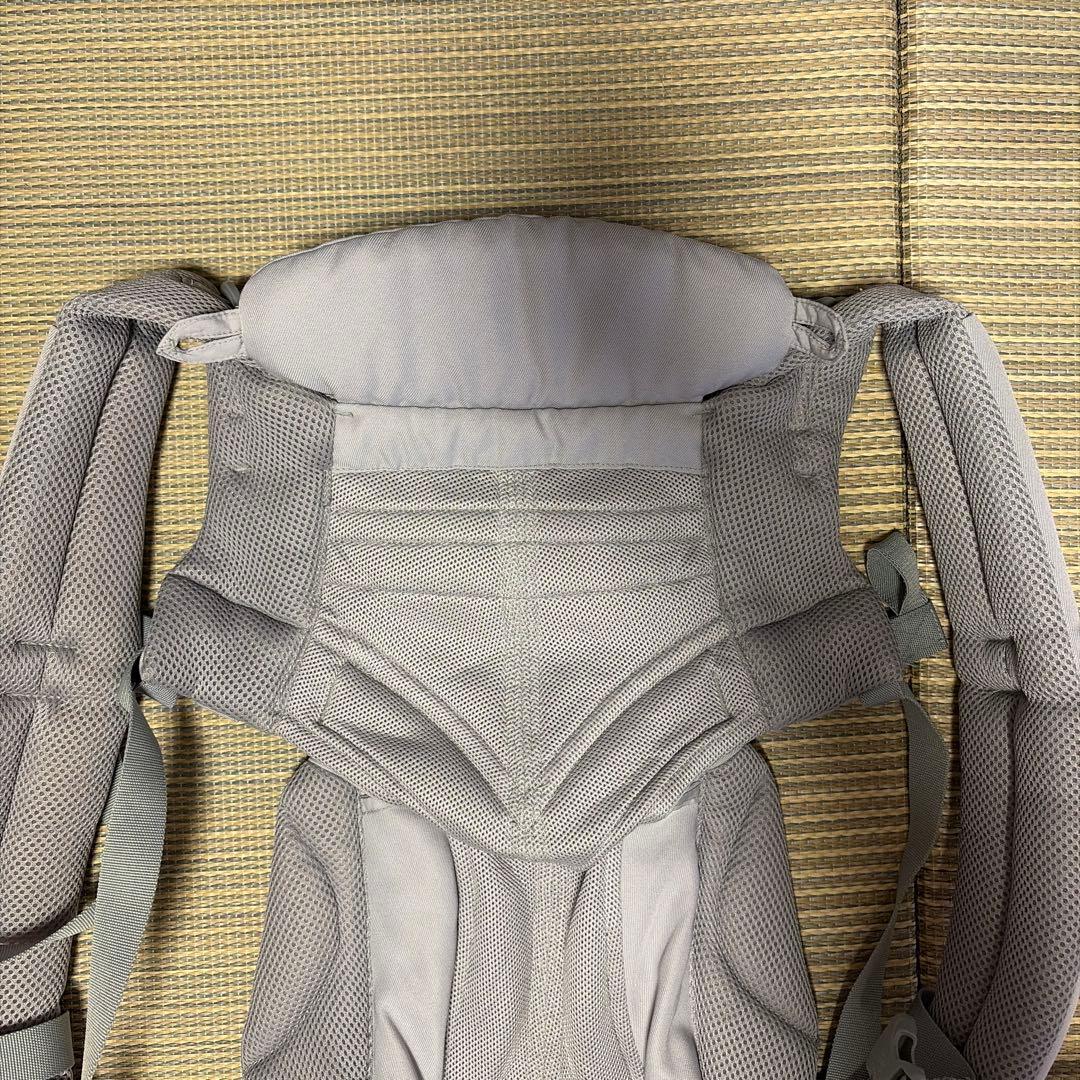 美品　エルゴベビー　オムニ360 クールエア　パールグレーメッシュ