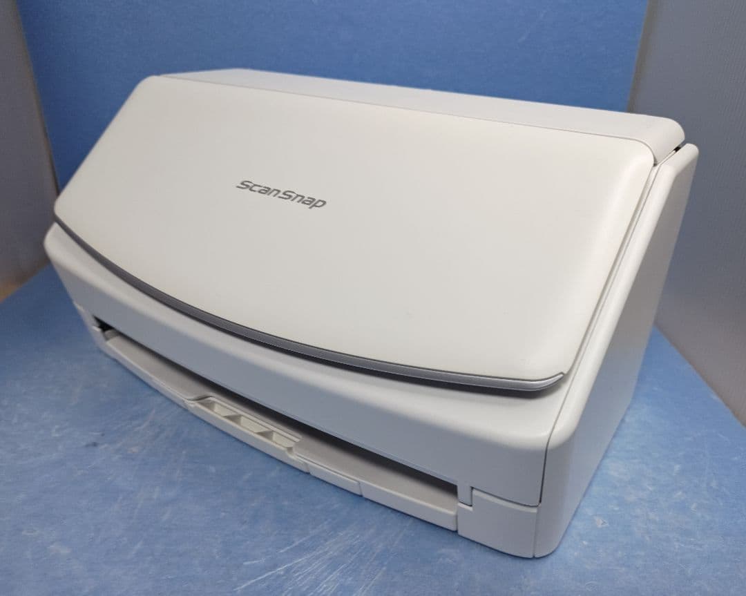 たまった書類を一気にスキャン 富士通 ScanSnap iX1500（白）使用少