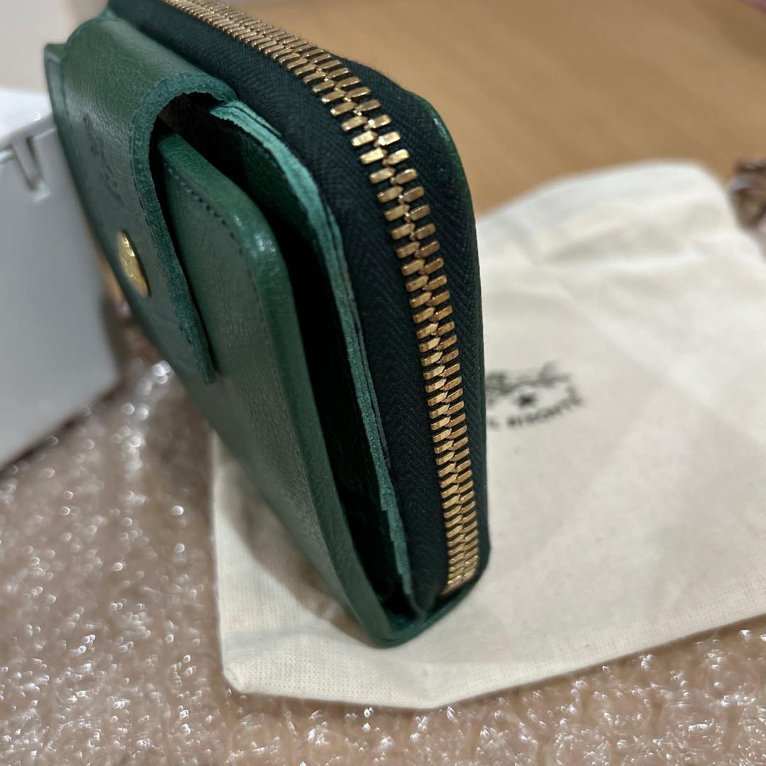 IL BISONTE 二つ折り財布 グリーン