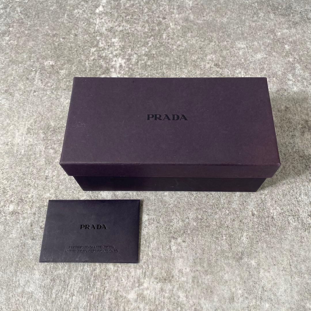 PRADA プラダ　サングラス　べっ甲　スクエア　ブラック　y2k アーカイブ