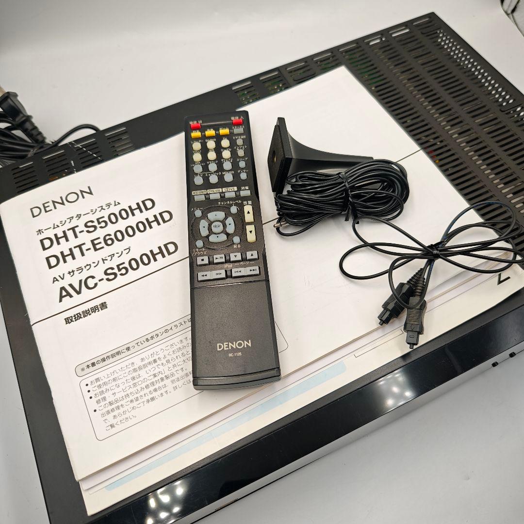 【美品】DENON AVC-S500HD リモコン付 5.1ch AVアンプ