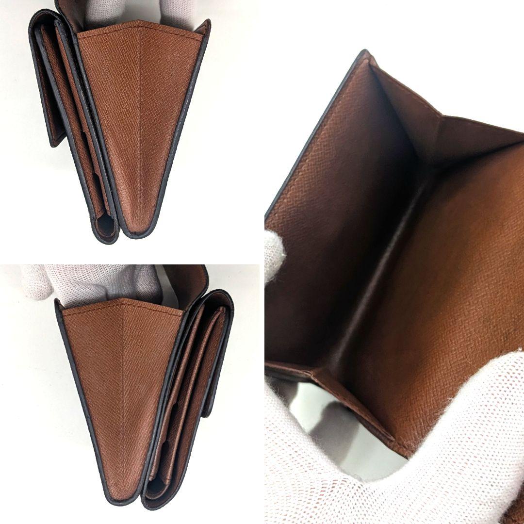 ルイヴィトン モノグラム ポルトモネ カルトクレディ ダブルフォック B4