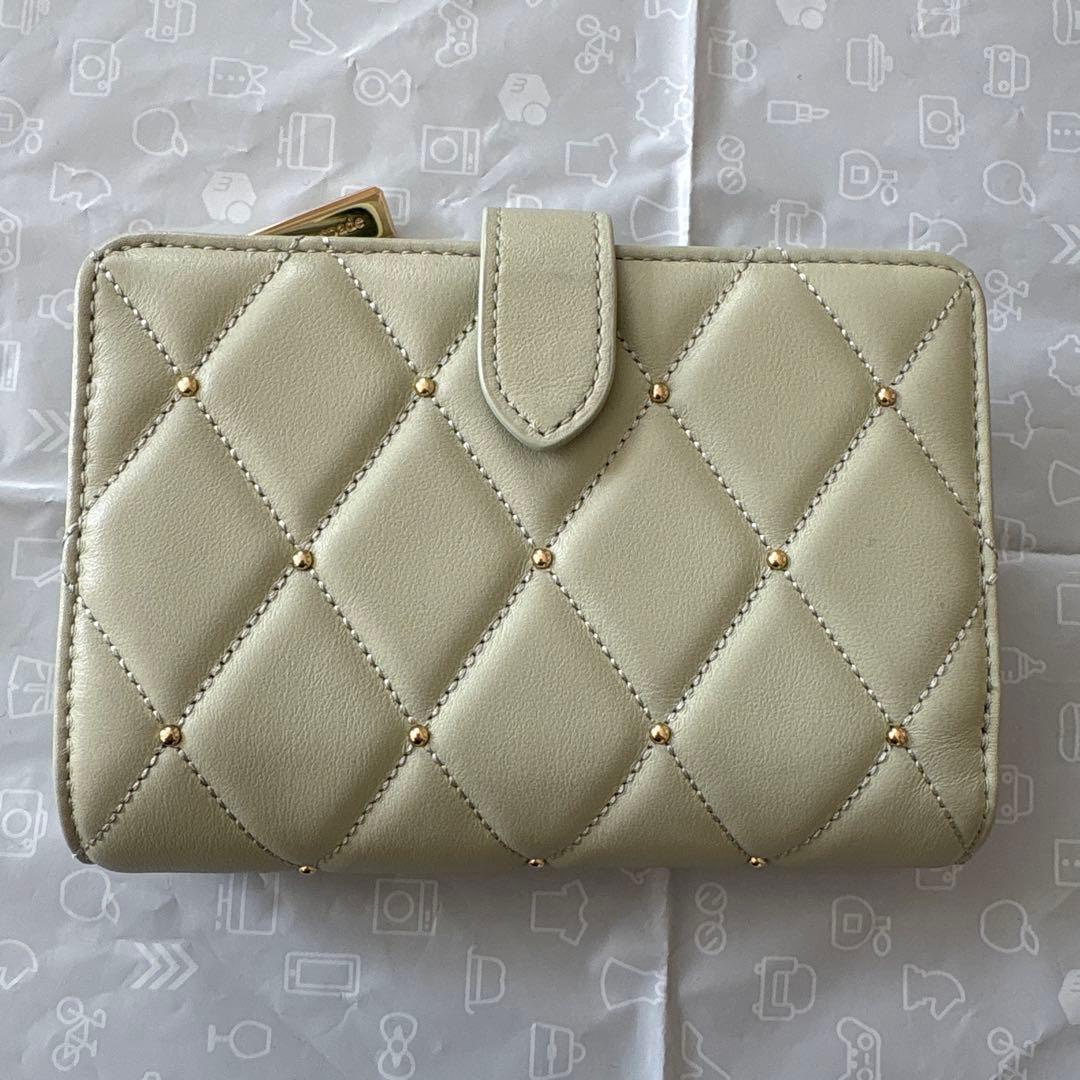 kate spade 二つ折り財布 ミントグリーン